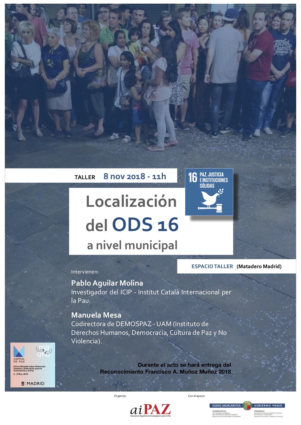 Localización del ODS 16 a nivel municipal