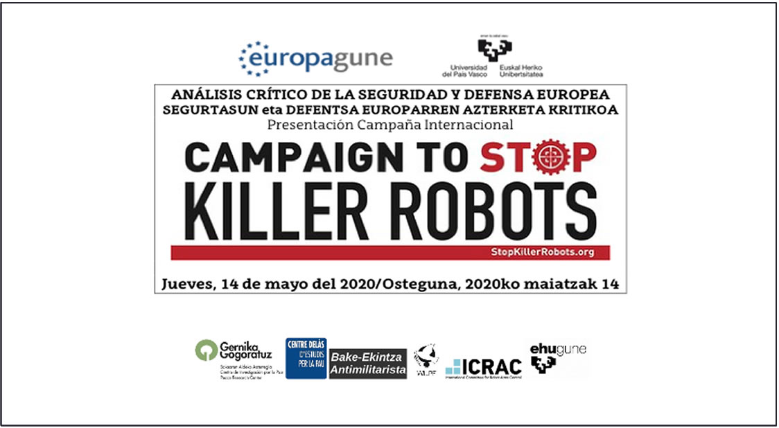 «Análisis crítico de la Seguridad y Defensa Europea» de Stop Killer Robots