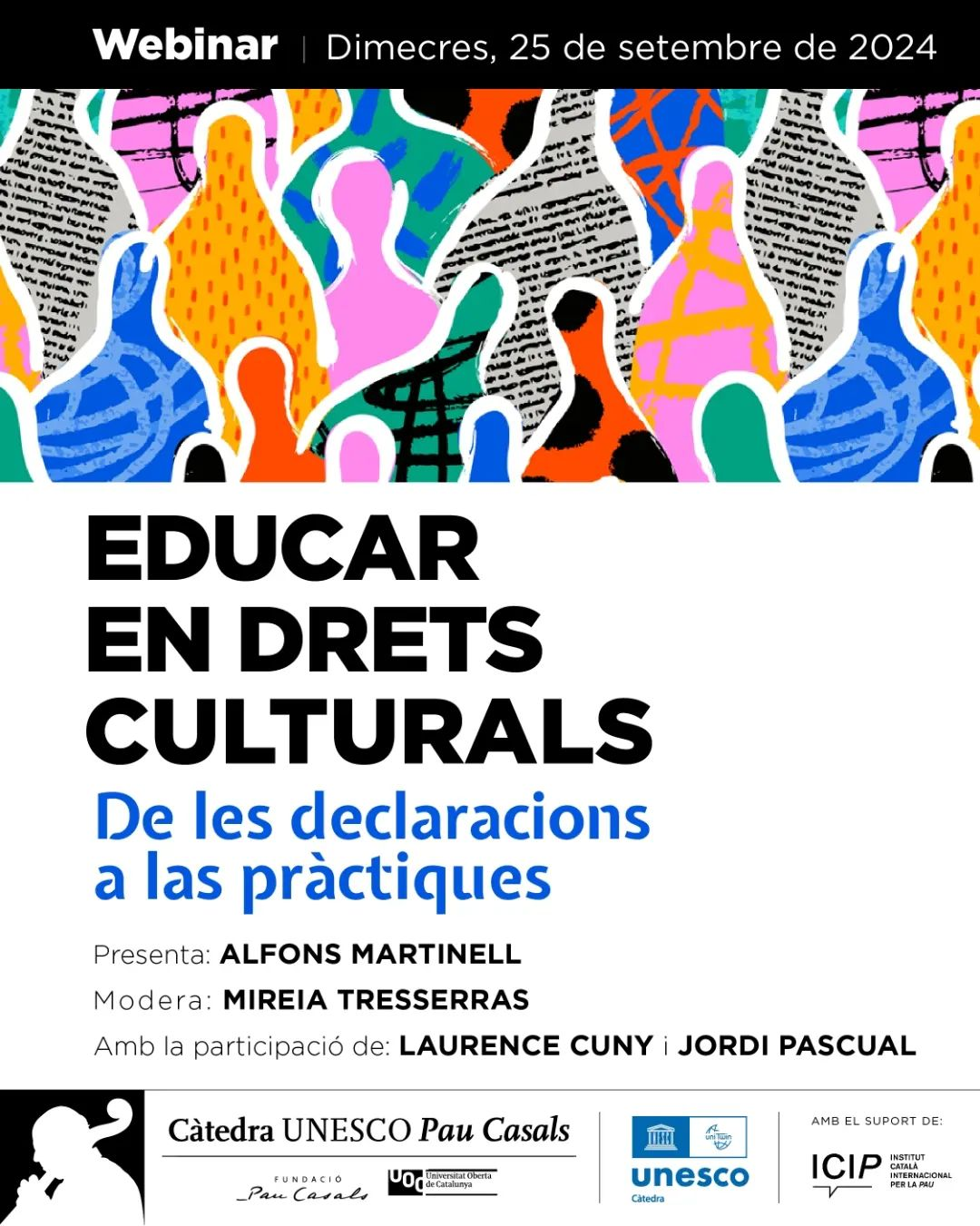 Webinar: «Educar en derechos culturales. De las declaraciones a las prácticas»