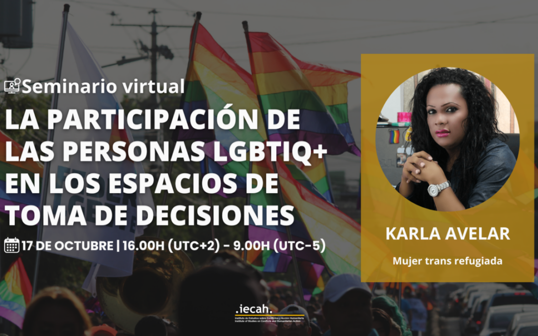 Seminario Virtual: La participación de las personas LGTBIQ+ en los espacios de toma de decisiones