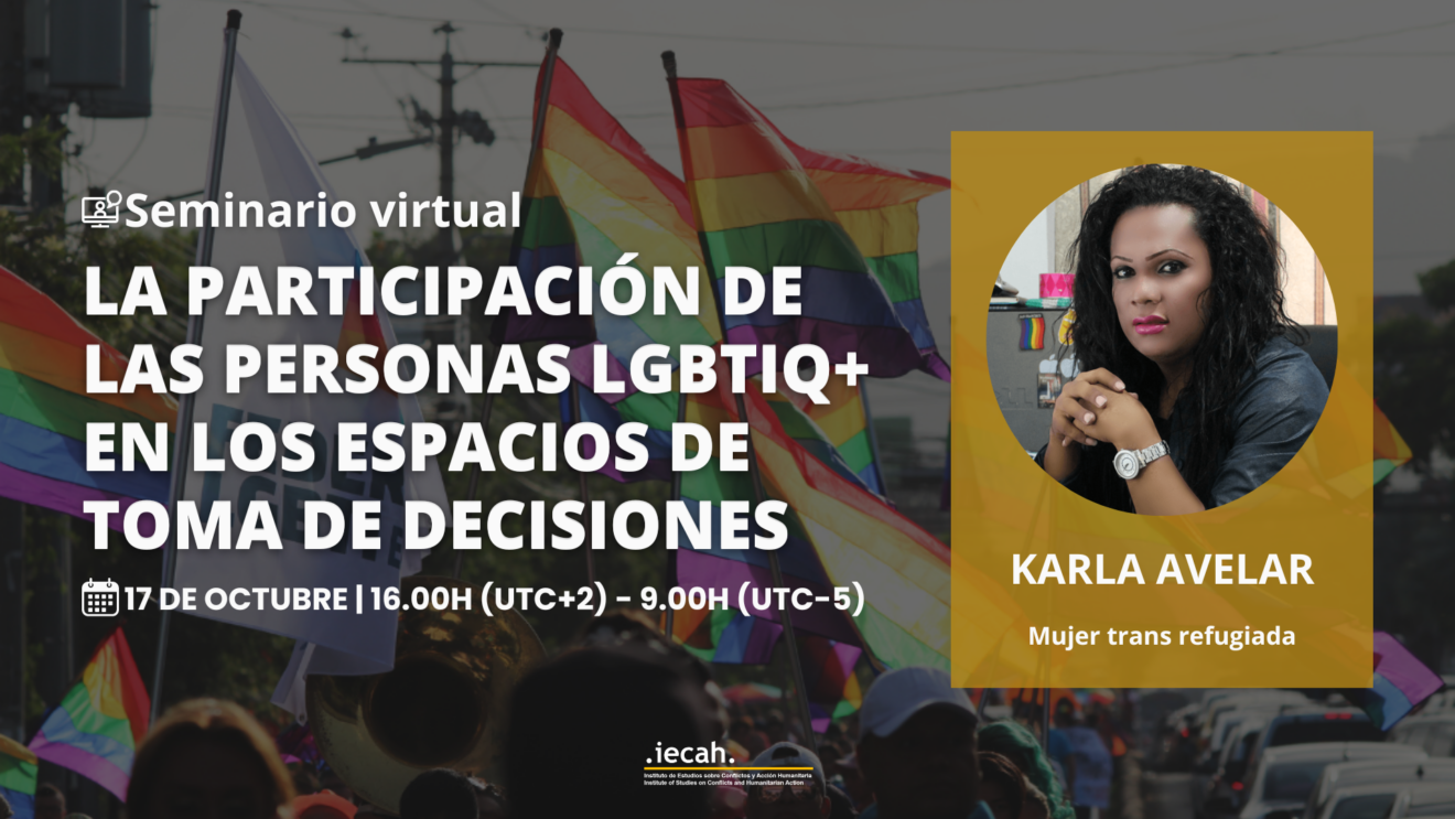 Seminario Virtual: La participación de las personas LGTBIQ+ en los espacios de toma de decisiones