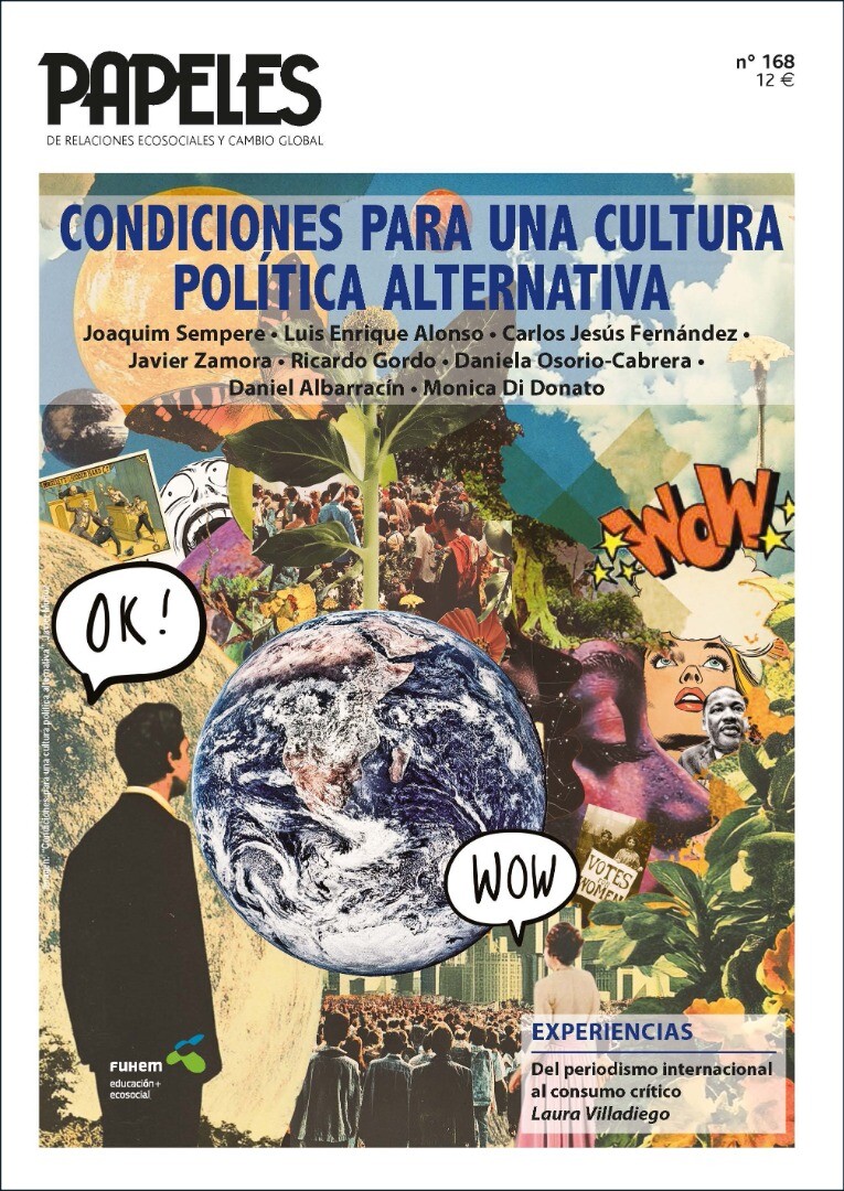 Nueva edición de la revista Papeles: Condiciones para una nueva cultura política alternativa