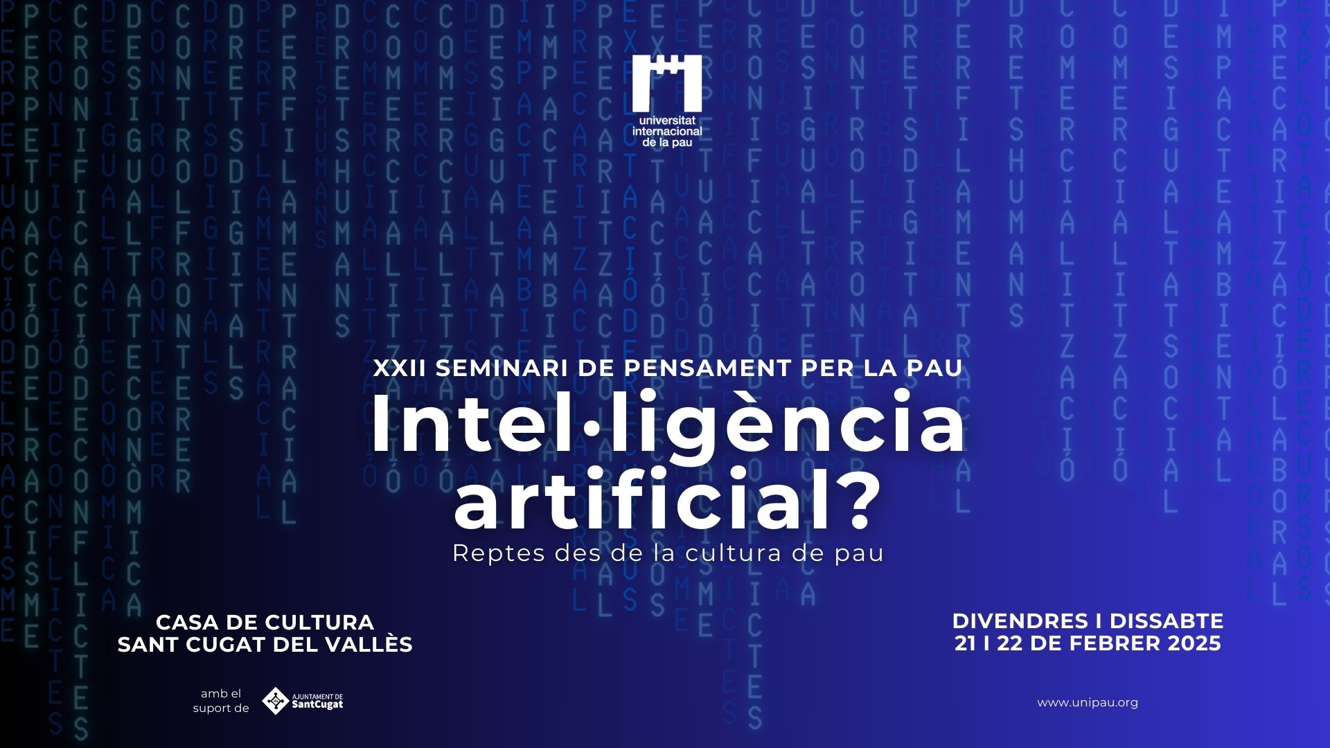 XXII Seminari de Pensament per la Pau – UNIPAU