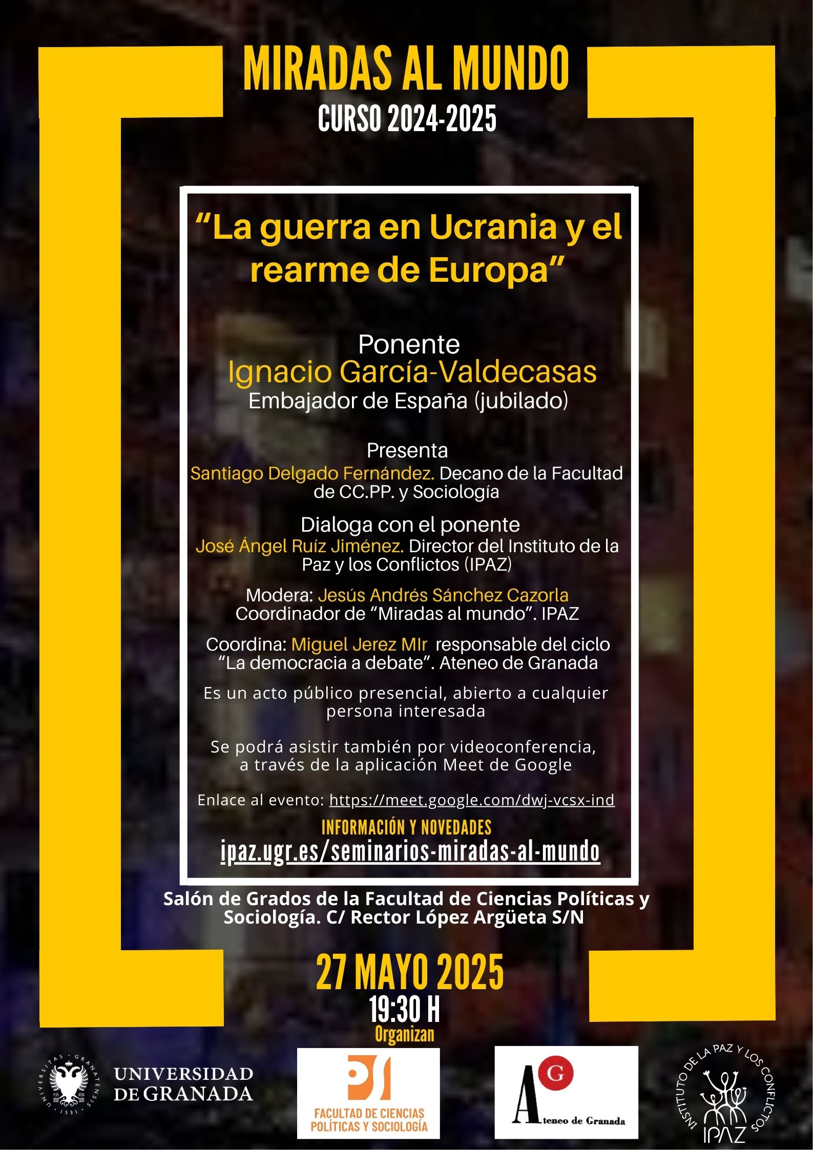 Miradas al mundo analiza la guerra en Ucrania y el rearme europeo