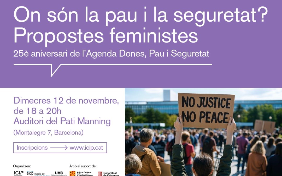 Jornadas “¿Dónde están la paz y la seguridad? Propuestas feministas”