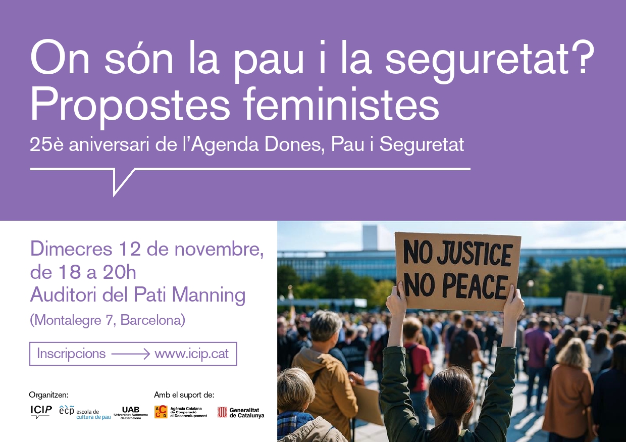 Jornadas “¿Dónde están la paz y la seguridad? Propuestas feministas”