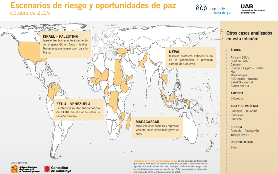 Nueva Edición de Escenarios de riesgo y oportunidades de paz