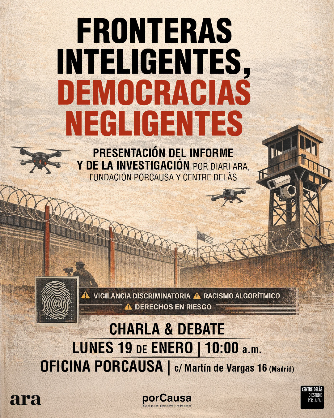 Tecnología de frontera, inteligencia artificial y control migratorio: riesgos para la democracia